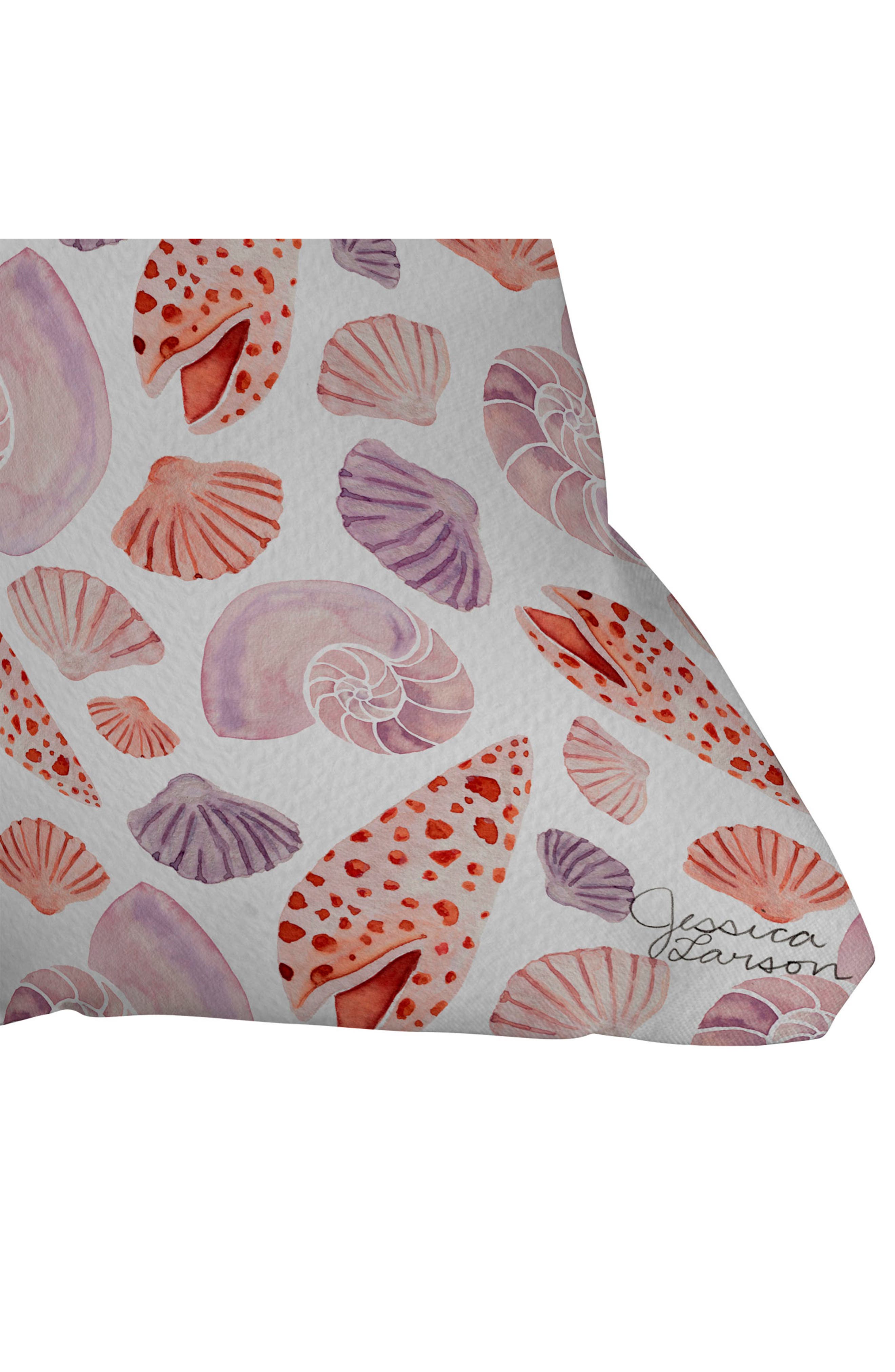Deny Designs Seashell Square Throw Pillow