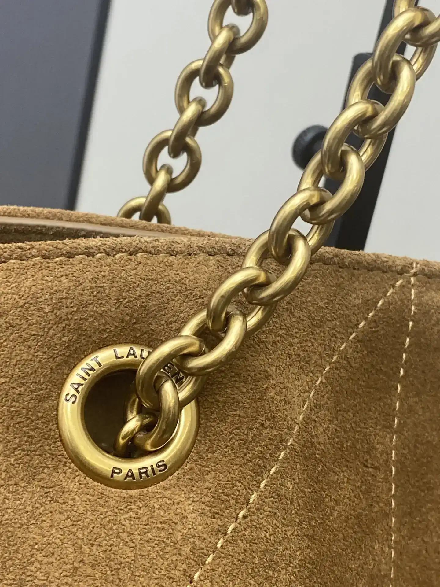 Saint Laurent Brown Jamie Bucket Bag product photo from LabelPicks