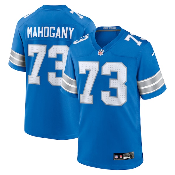 Christian Mahogany Detroit Lions Nike Team Game Jersey -  Blue