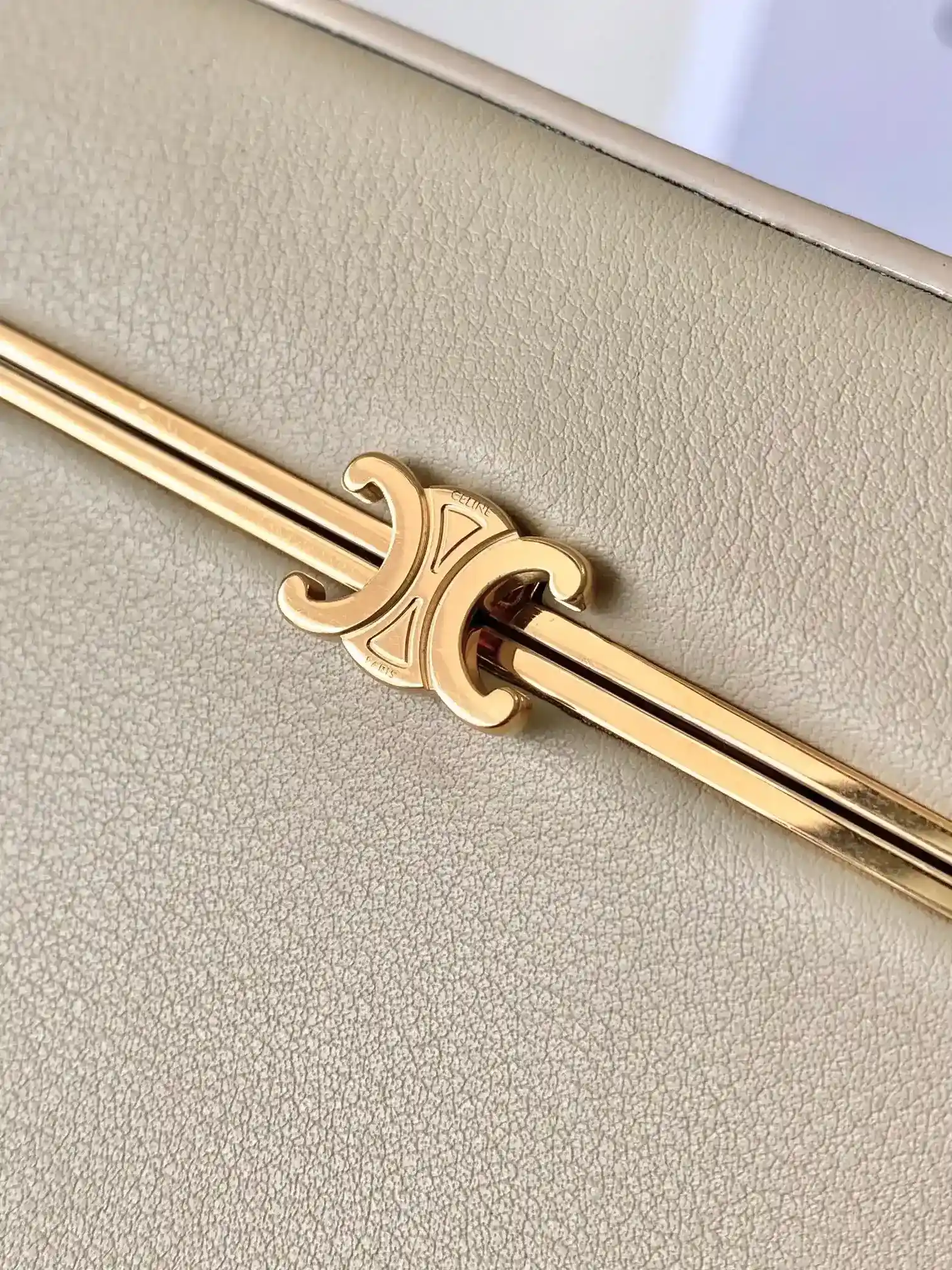 Celine Beige Triomphe Top Handle Bag product photo from LabelPicks