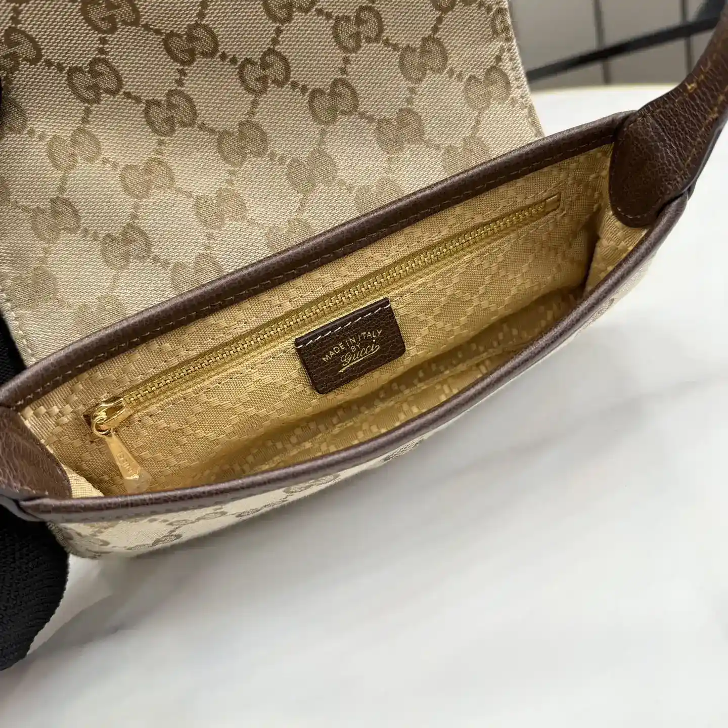 Gucci Jackie Brown Quilted Leather Shoulder Bag product photo from LabelPicks