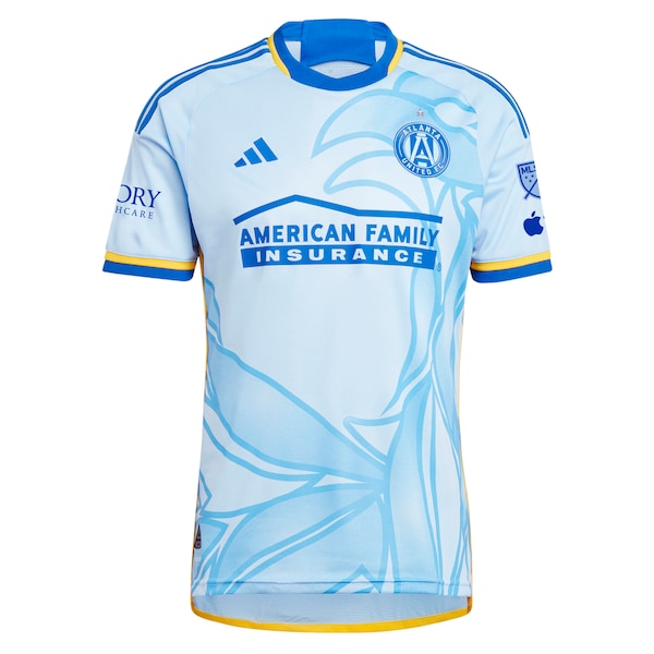 Miguel Almiron Atlanta United FC adidas 2024 The Resurgens Kit Authentic Player Jersey - Light Blue
