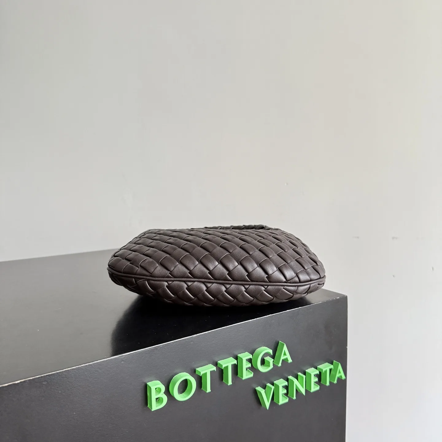 Bottega Veneta Pink Intrecciato Woven Leather Shoulder Bag product photo from LabelPicks