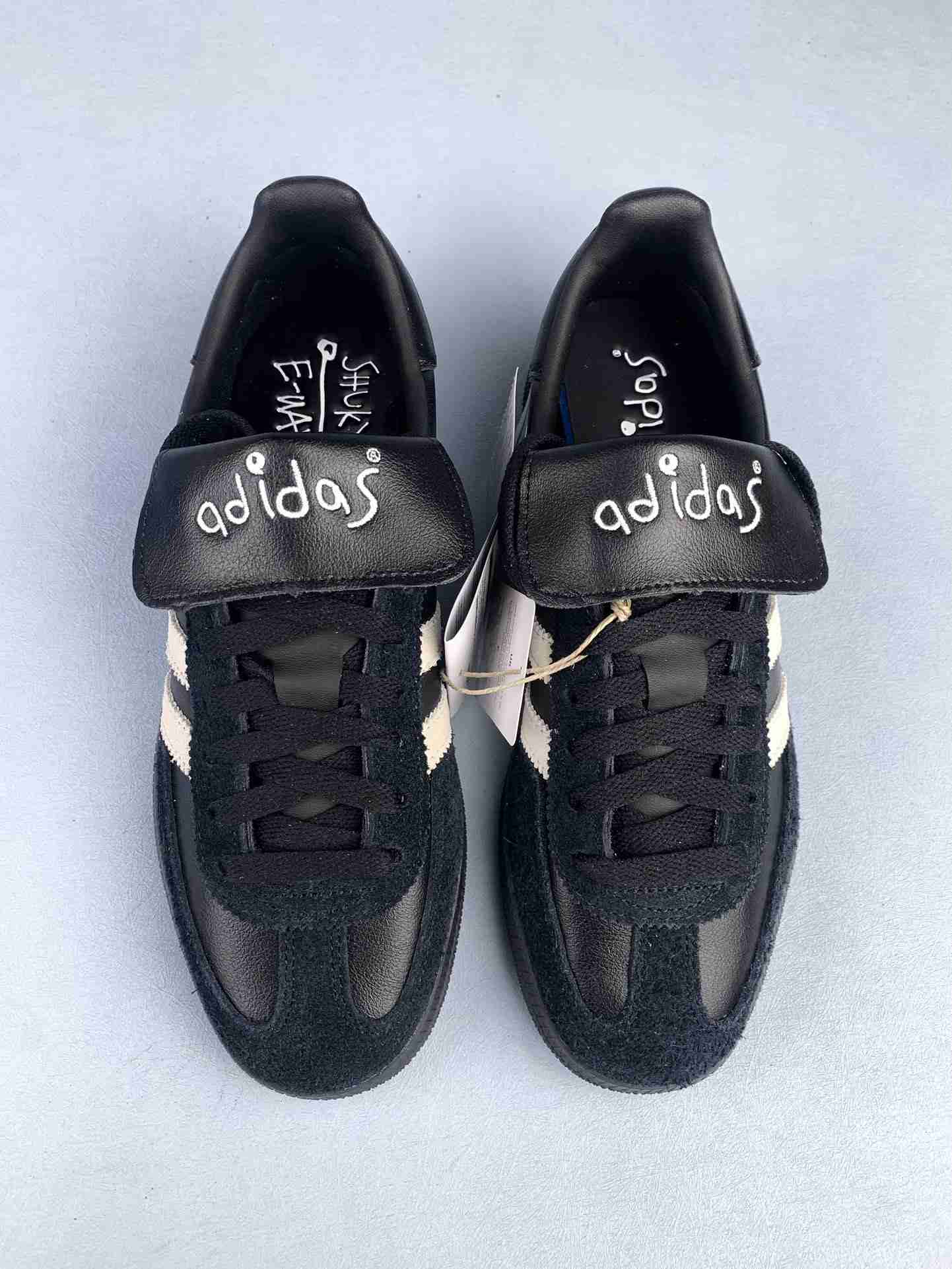 SHUKYU x E-WAX x adidas Handball Spezial Black Shoes