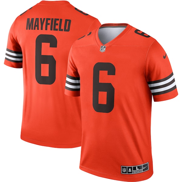Baker Mayfield Cleveland Browns Nike Inverted Legend Jersey - Orange