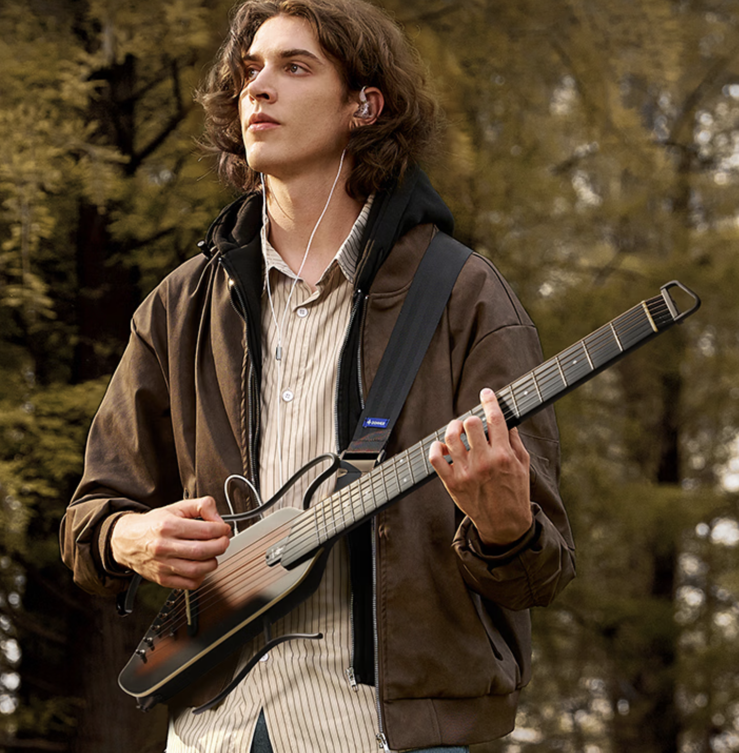 DONNER HUSH-I EVO 2 Acoustic Guitar - Portable Silent Smart Guitar for Beginners and Learners - GreshamTech