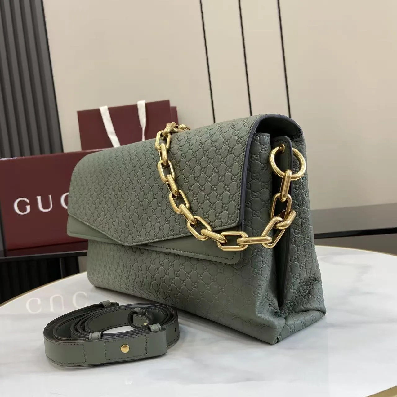 Gucci GG Supreme Canvas Shoulder Bag product photo from LabelPicks