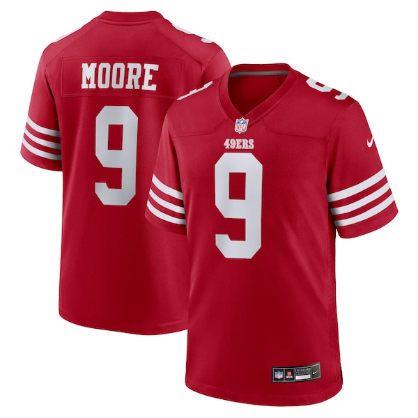 Skyy Moore San Francisco 49ers Nike Team Game Jersey -  Scarlet