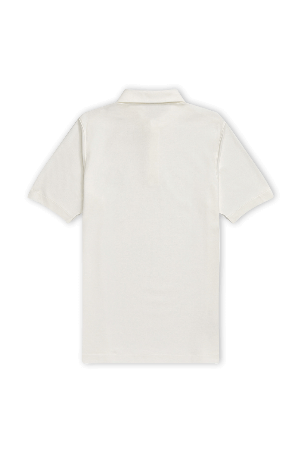 FRED PERRY חולצת פולו לבנה עם לוגו רקום