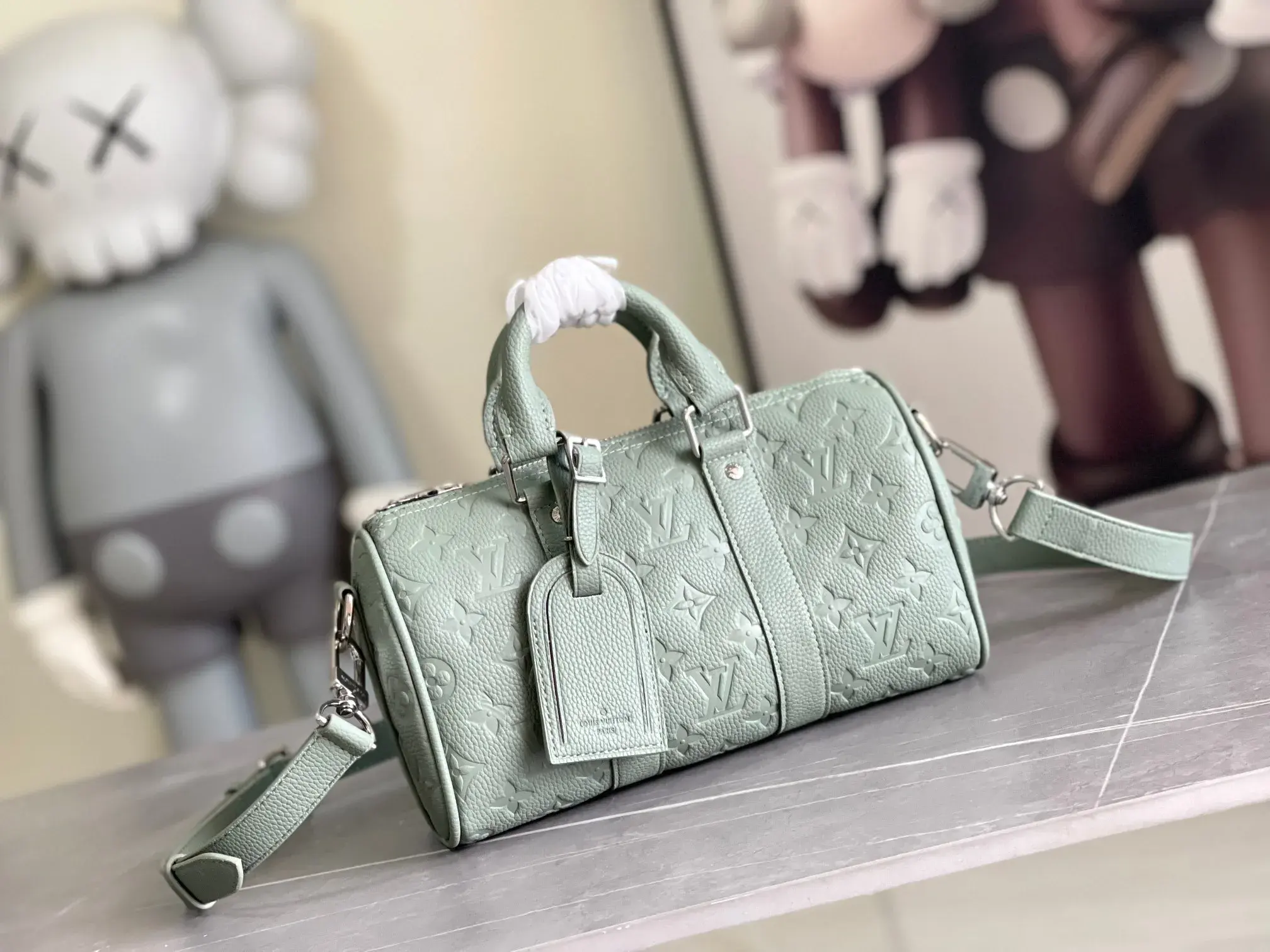 Louis Vuitton Keepall Canvas and Leather Tote Bag product photo from LabelPicks