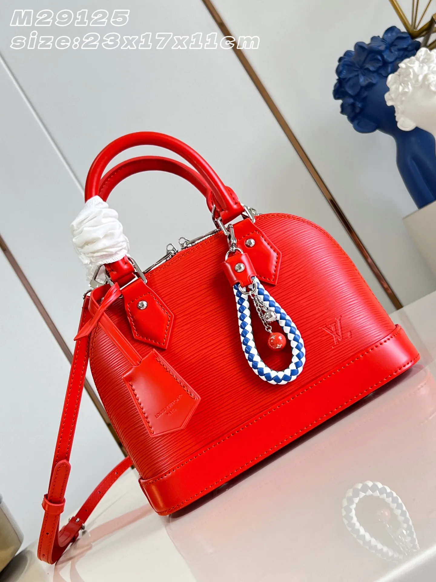 Louis Vuitton Red Alma Top Handle Bag product photo from LabelPicks