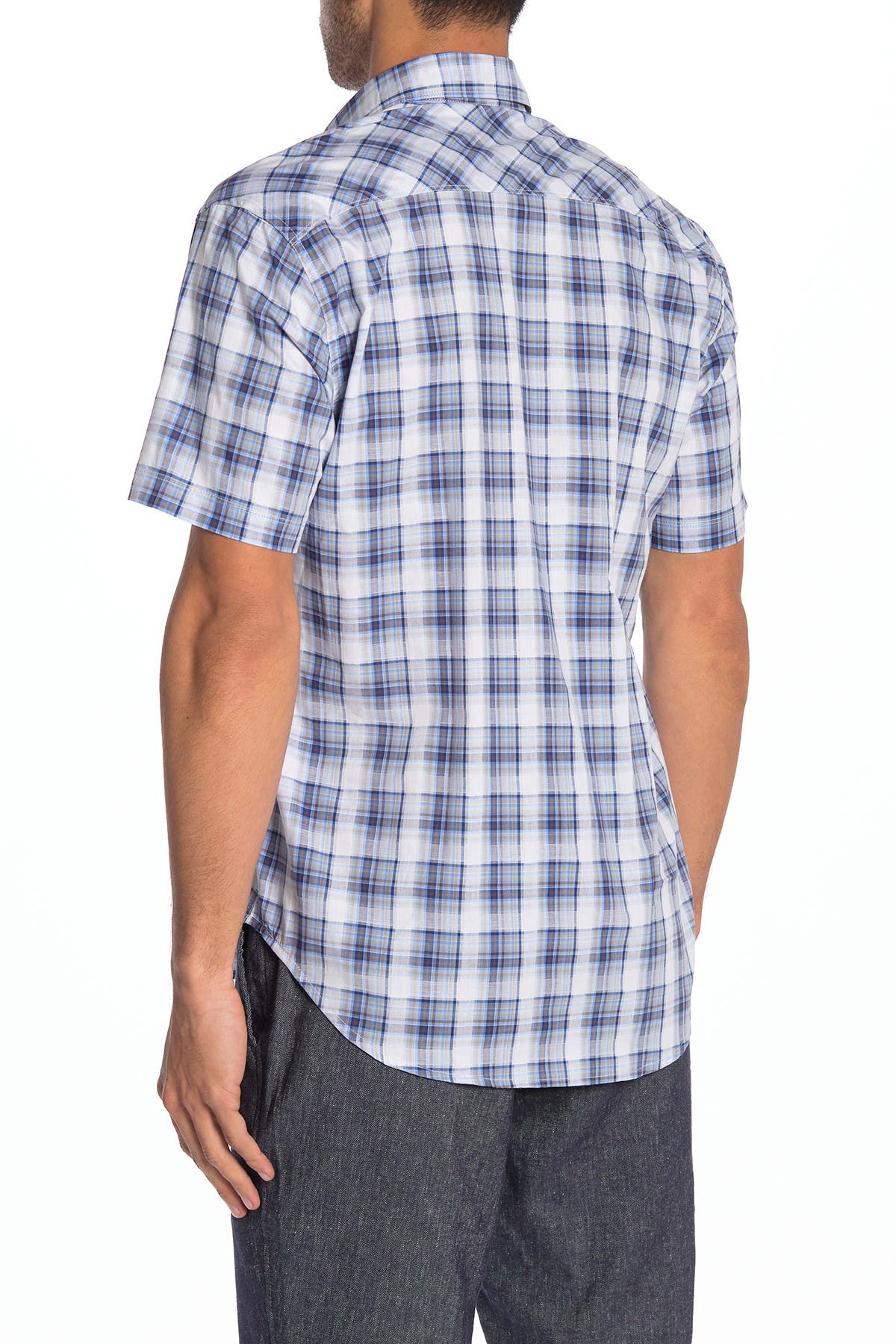 Coastaoro Surfas Check Short Sleeve Regular Fit Shirt