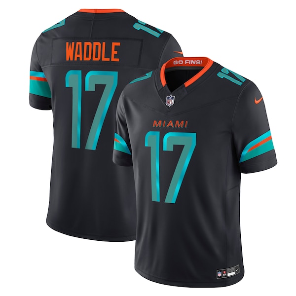 Jaylen Waddle Miami Dolphins Nike 2025 Rivalries Collection Limited Jersey - Pitch Blue
