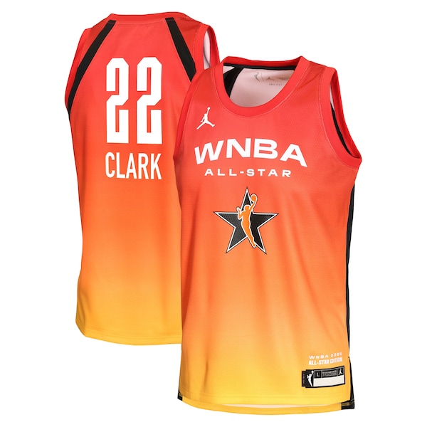 Caitlin Clark Jordan Brand 2025 WNBA All-Star Game Explorer Edition Victory Player Jersey - Orange