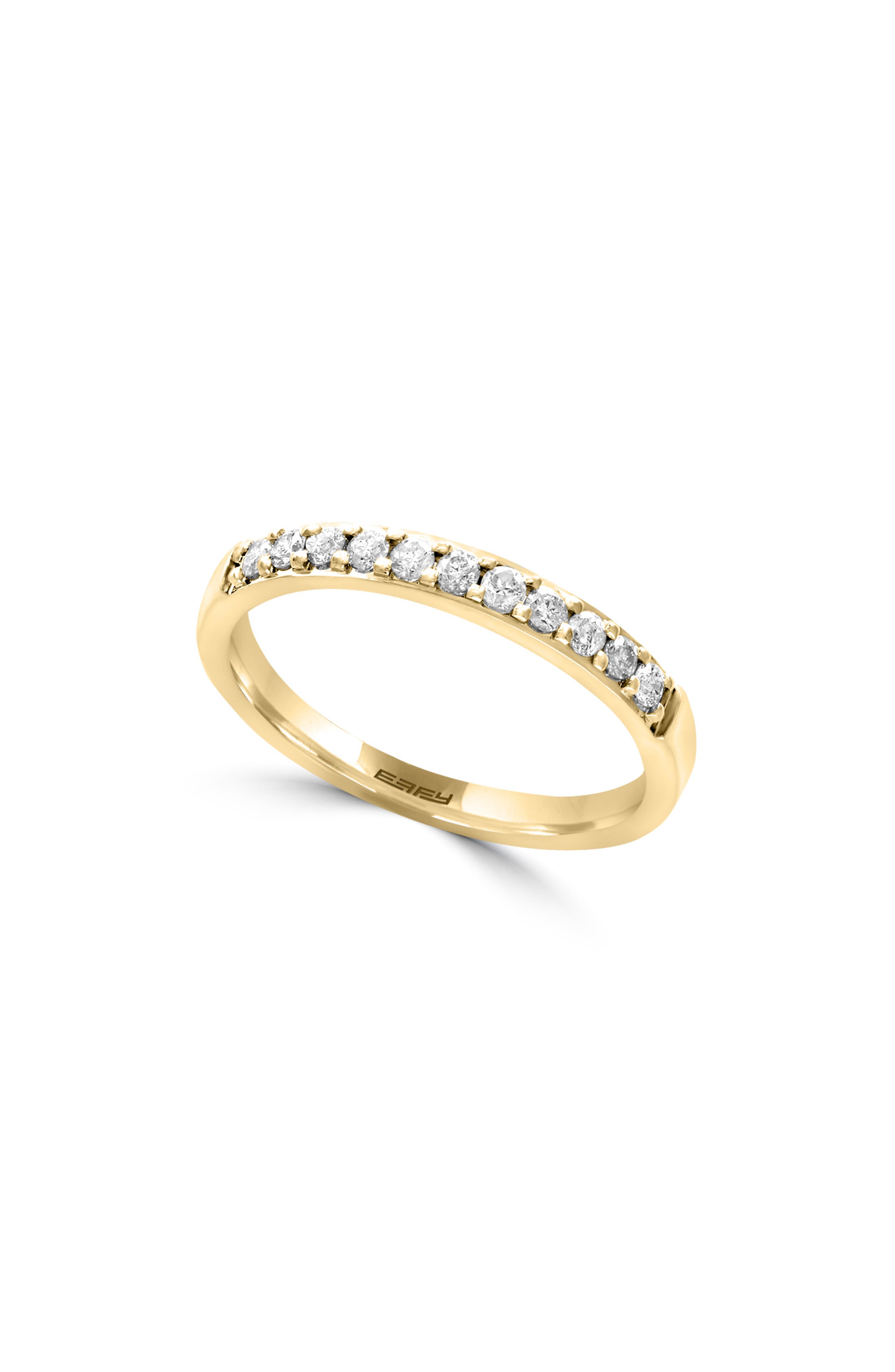 EFFY 14K White Gold Diamond Ring - 0.25 ctw.