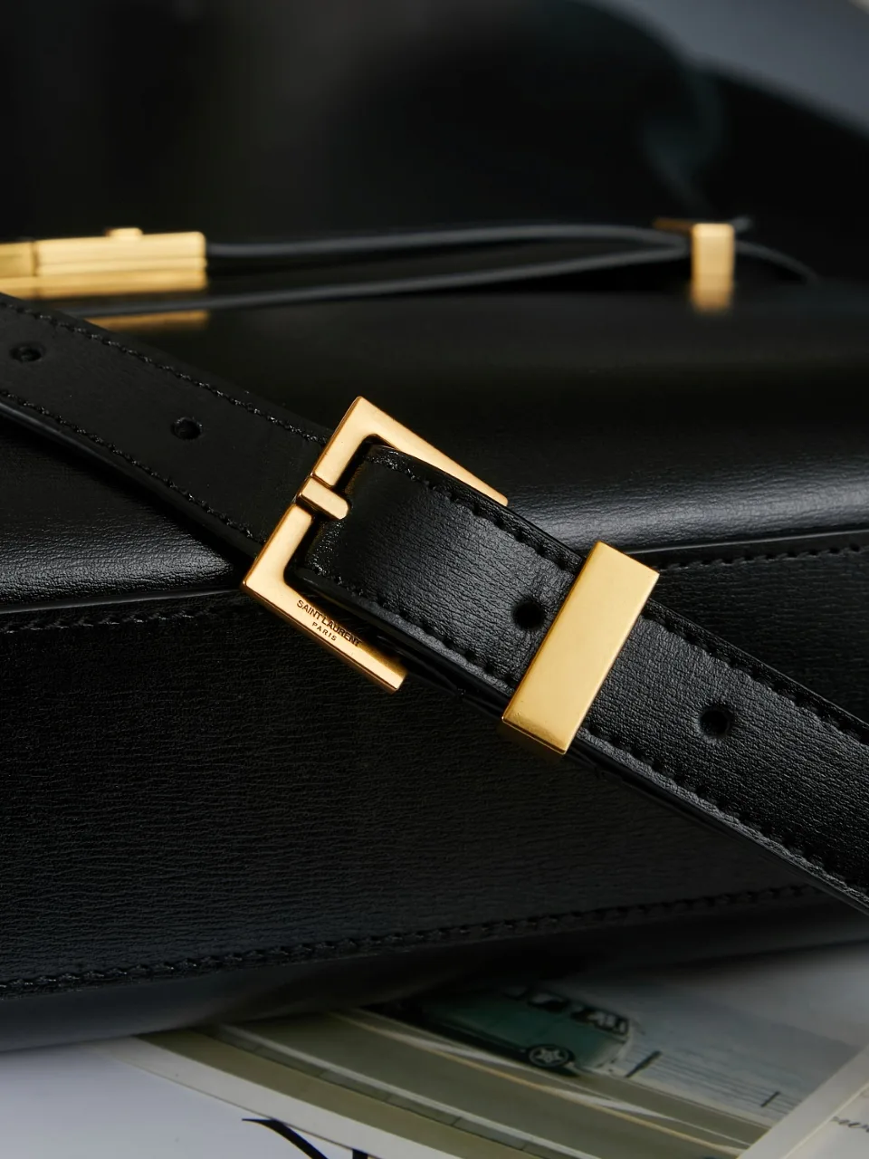 Fendi Baguette Black Calfskin Shoulder Bag product photo from LabelPicks