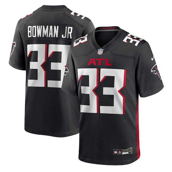 Billy Bowman Jr. Atlanta Falcons Nike Team Game Jersey -  Black
