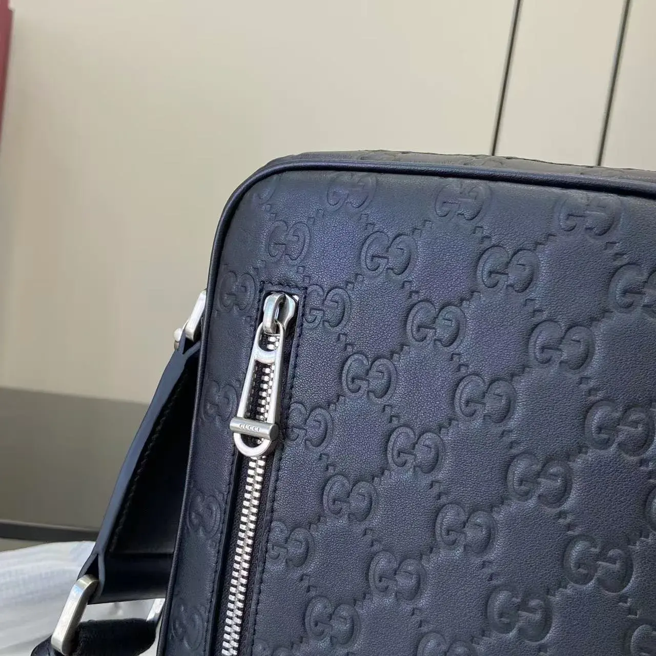 Gucci Black Smooth Leather Crossbody Bag product photo from LabelPicks