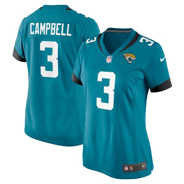 Tyson Campbell Jacksonville Jaguars Nike Women's  Game Jersey -  Teal
