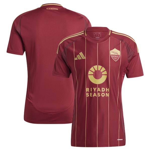 AS Roma adidas 2024/25 Home Replica Jersey - Burgundy