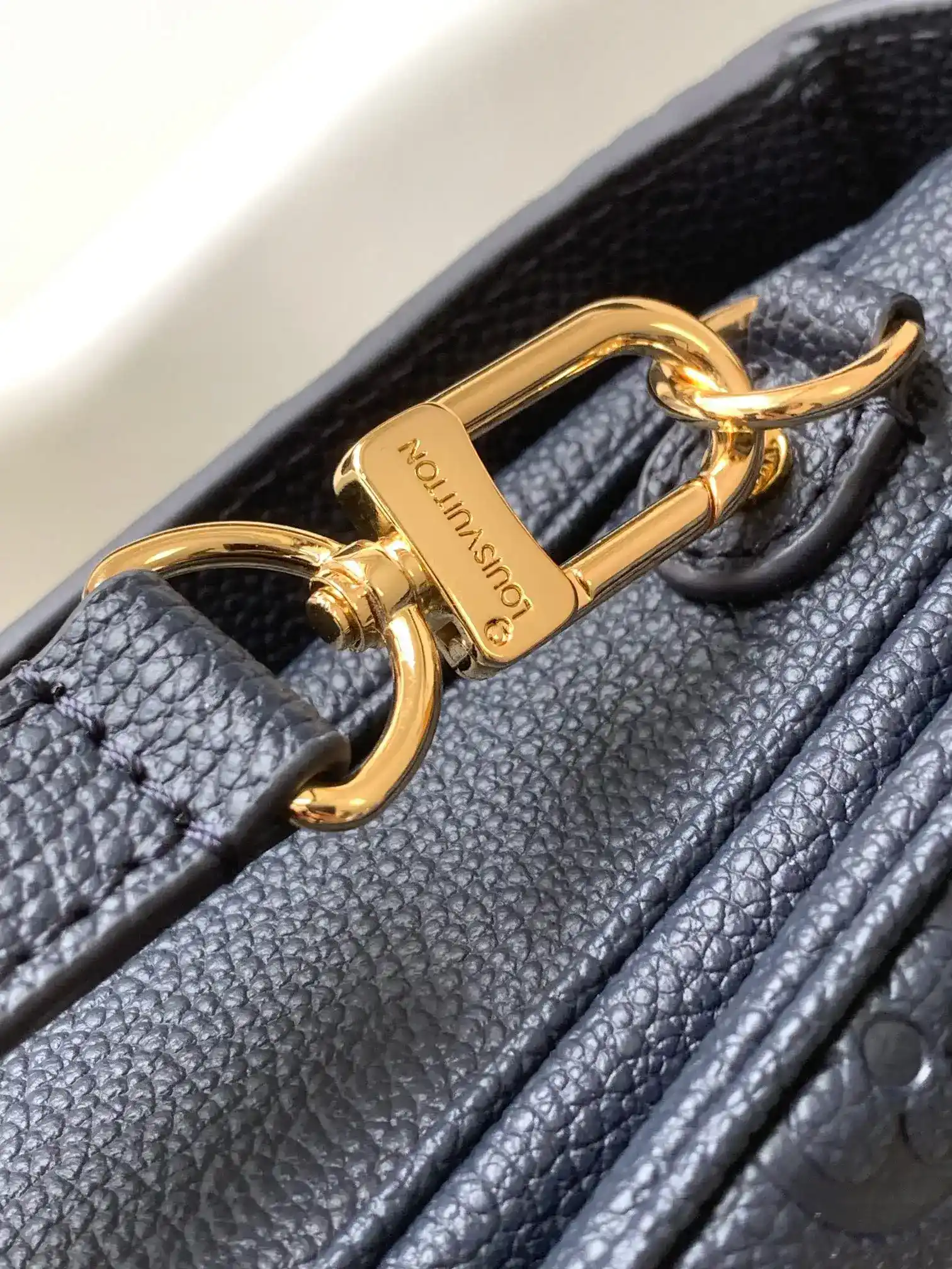 Louis Vuitton Pochette Black Grained Leather Shoulder Bag product photo from LabelPicks