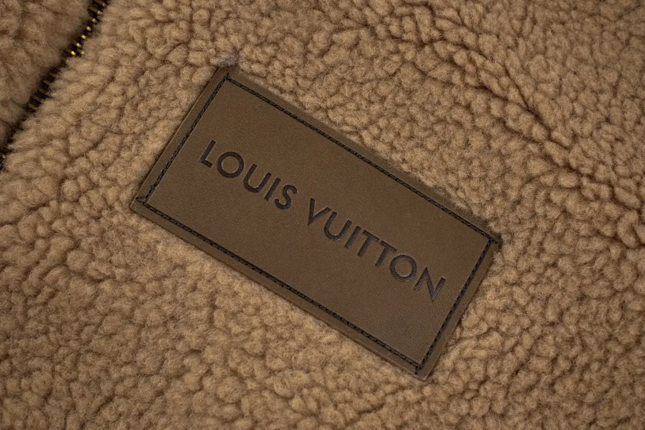 Louis Vuitton Brown Sherpa Zip Jacket product photo from LabelPicks