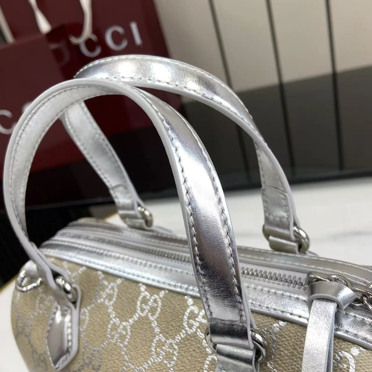 Gucci Silver Top Handle Bag product photo from LabelPicks