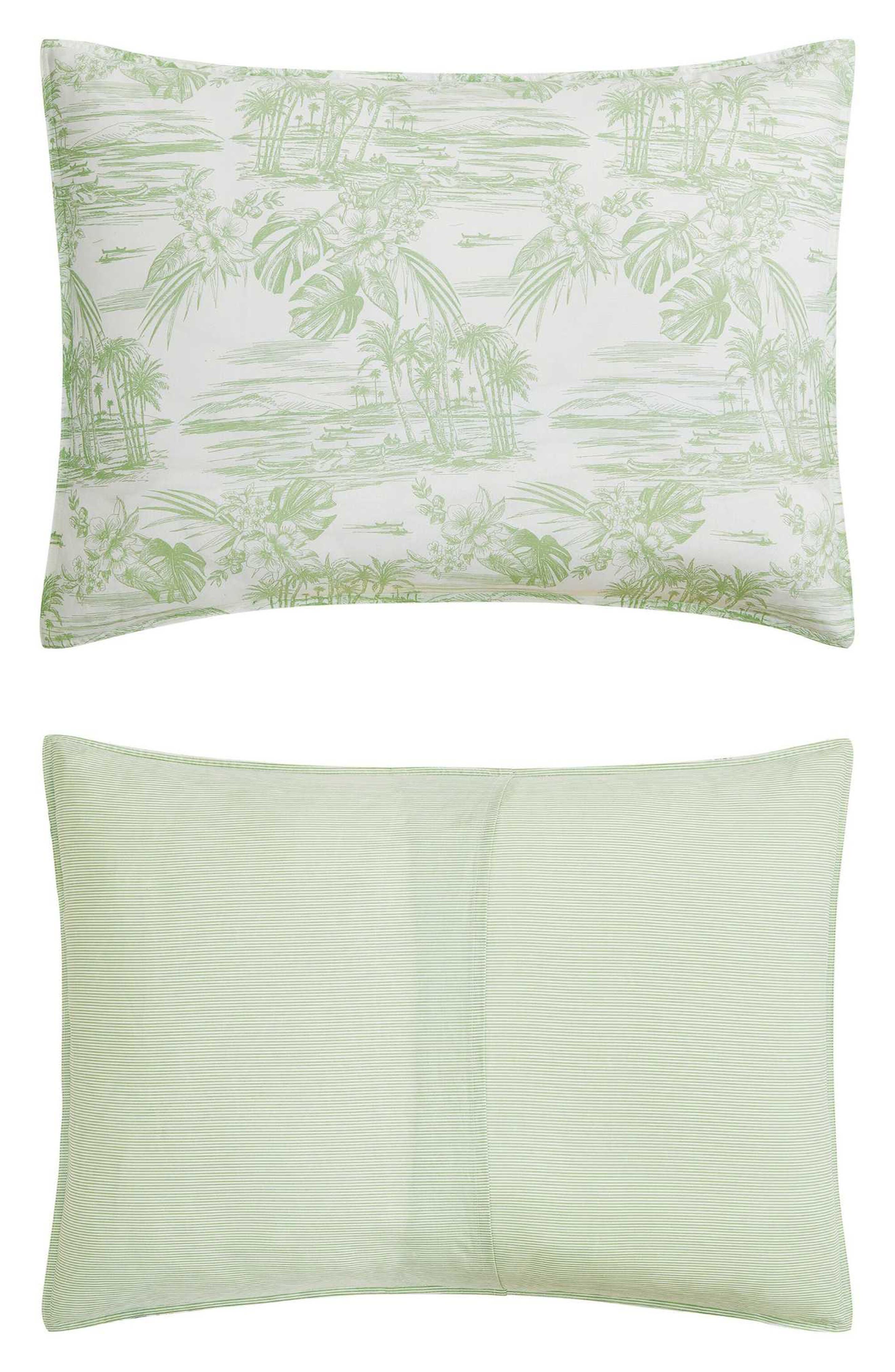 Tommy Bahama Beach Bluff Toile Cotton Comforter & Sham Set