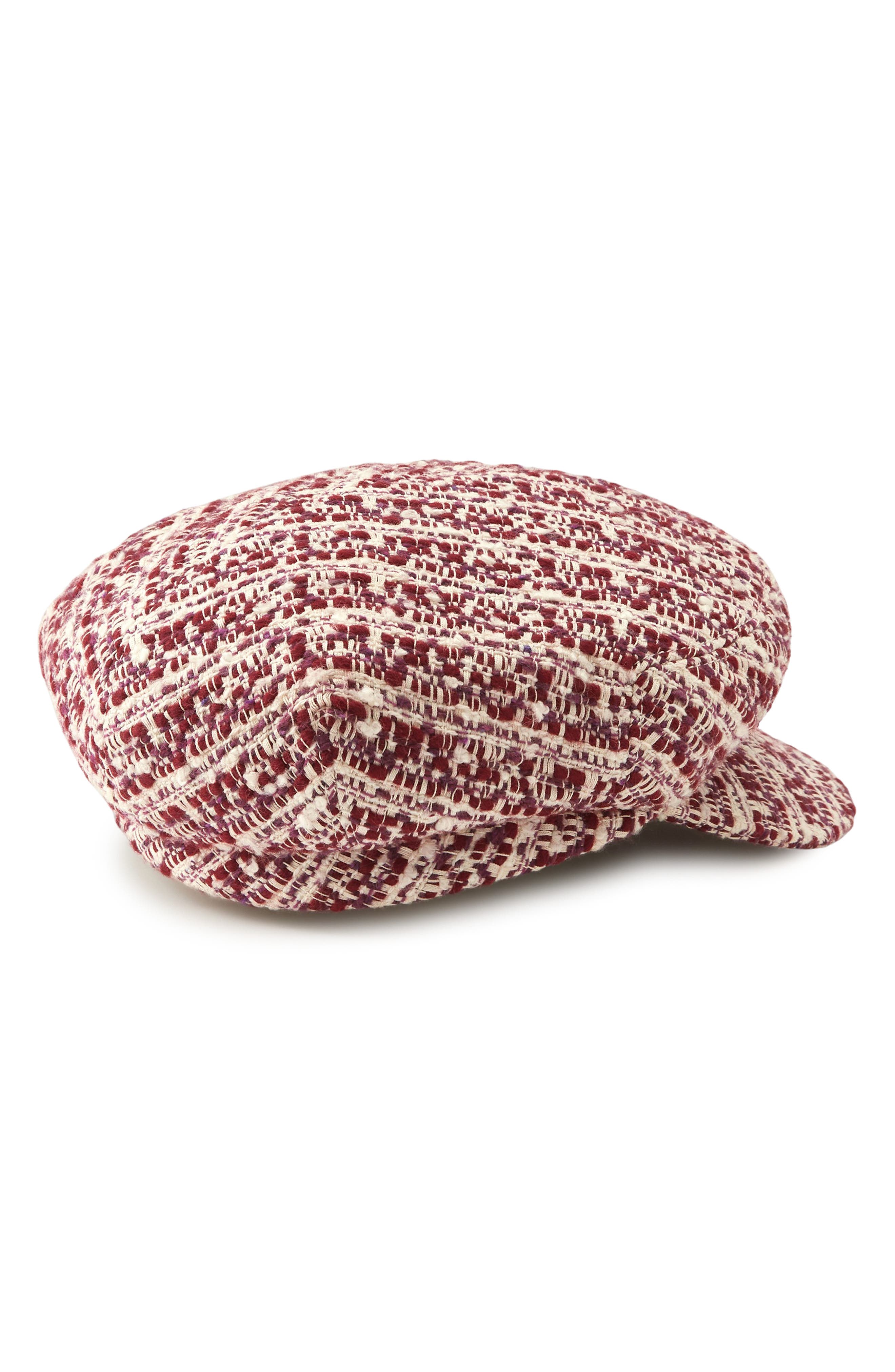 Helen Kaminski Rikki Tweed Skipper Cap