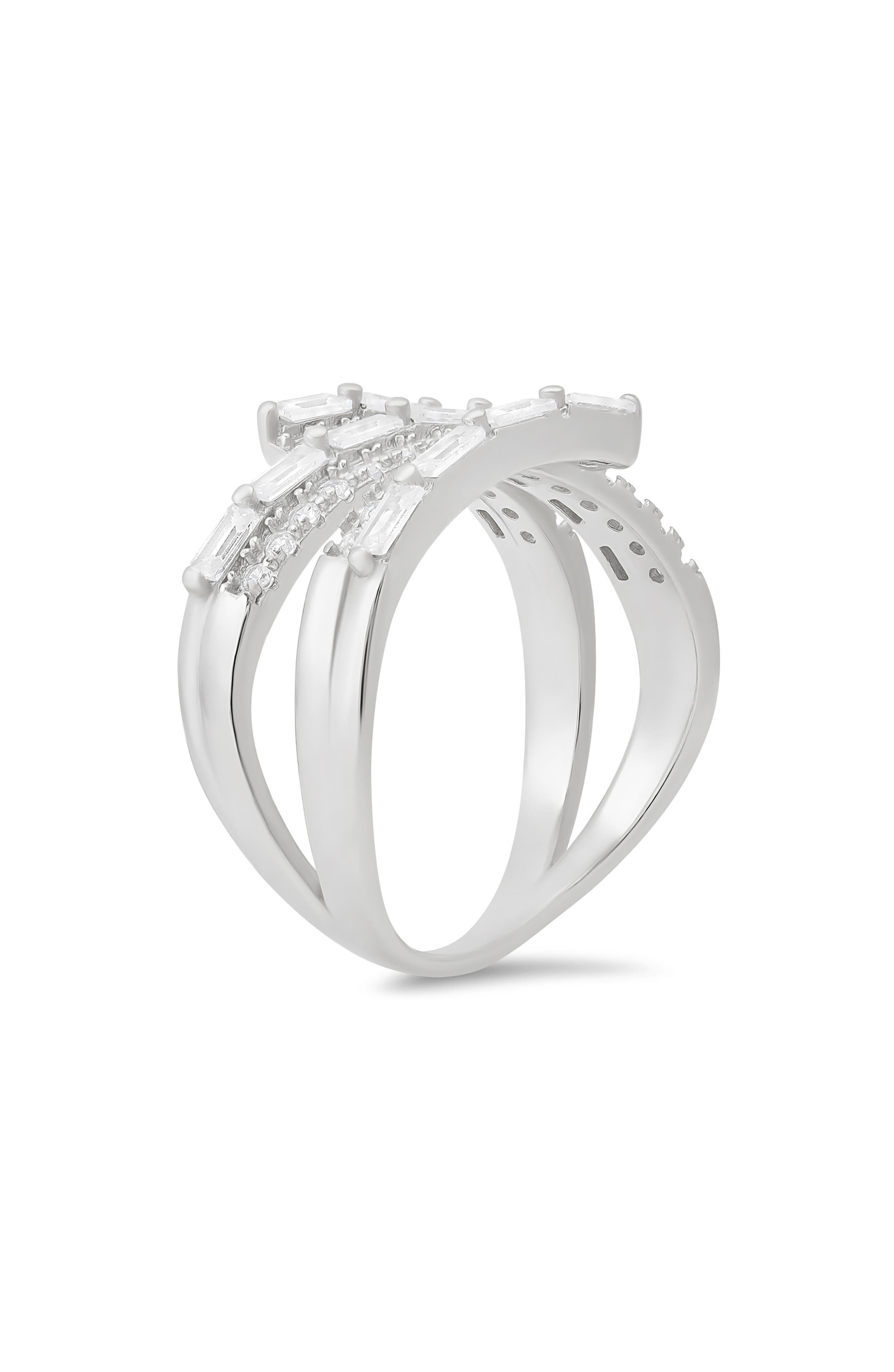 Queen Jewels Cubic Zirconia Spiral Ring