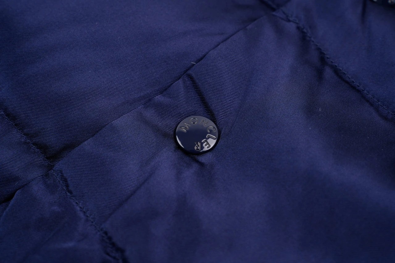 Moncler Navy Bomber Down Jacket product photo from LabelPicks
