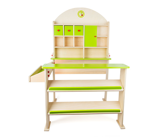 small foot Verkaufsstand Markttag