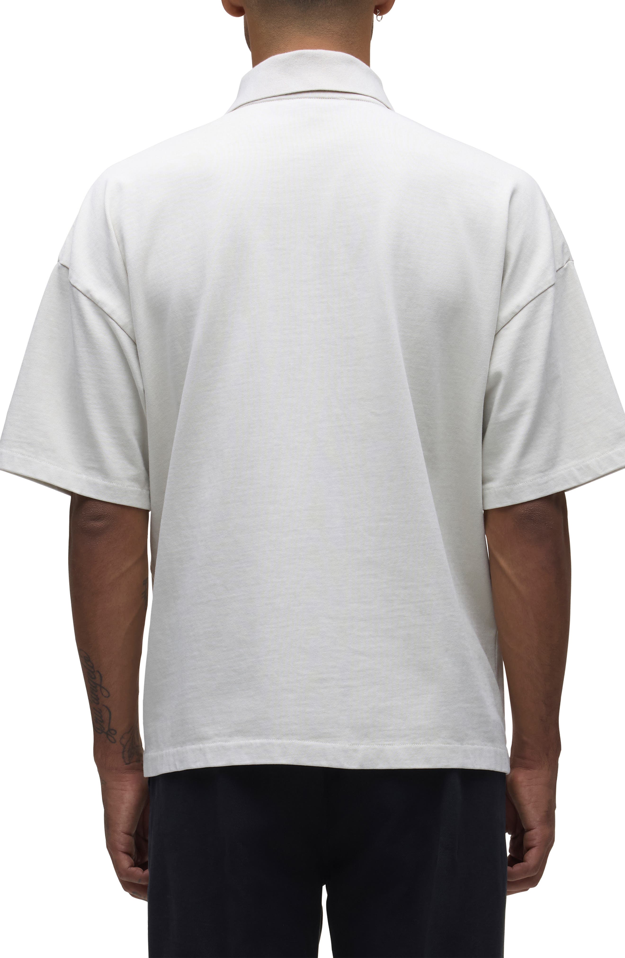 Hudson Jeans Heavyweight Cotton Pocket Polo