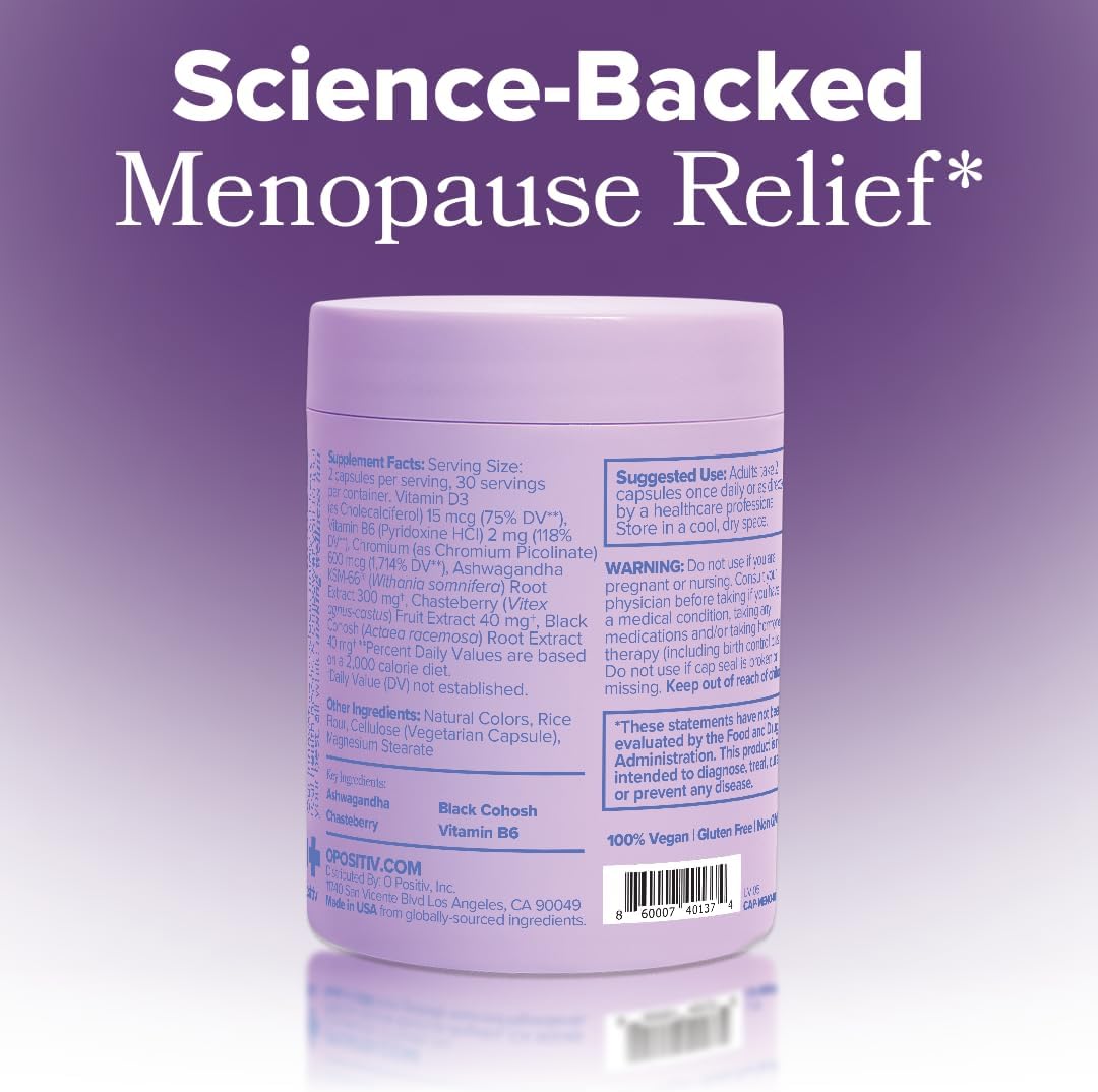 O Positiv MENO Menopause Support Capsules