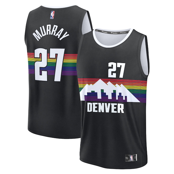 Jamal Murray Denver Nuggets  2025/26 City Edition Fast Break Jersey - Black