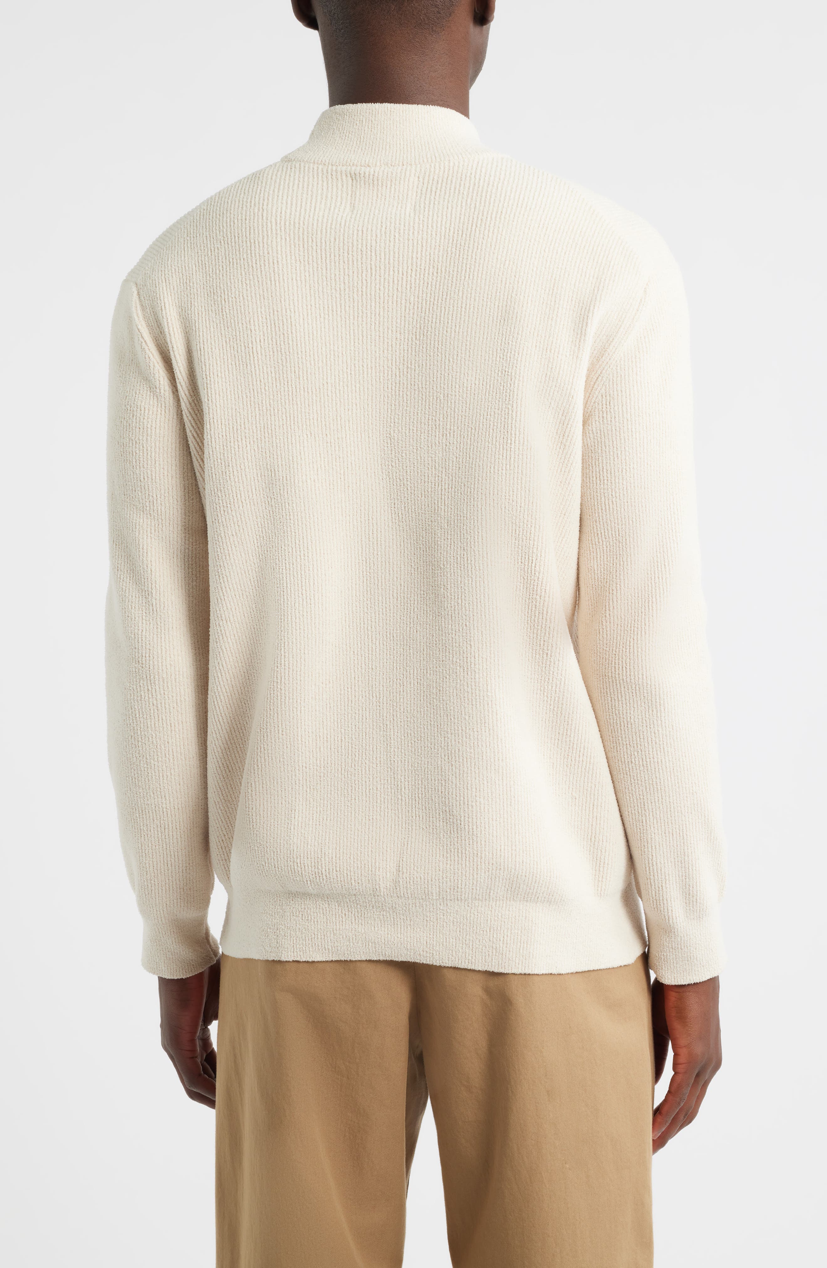 NN07 Davy 6429 Ribbed Mock Neck Sweater