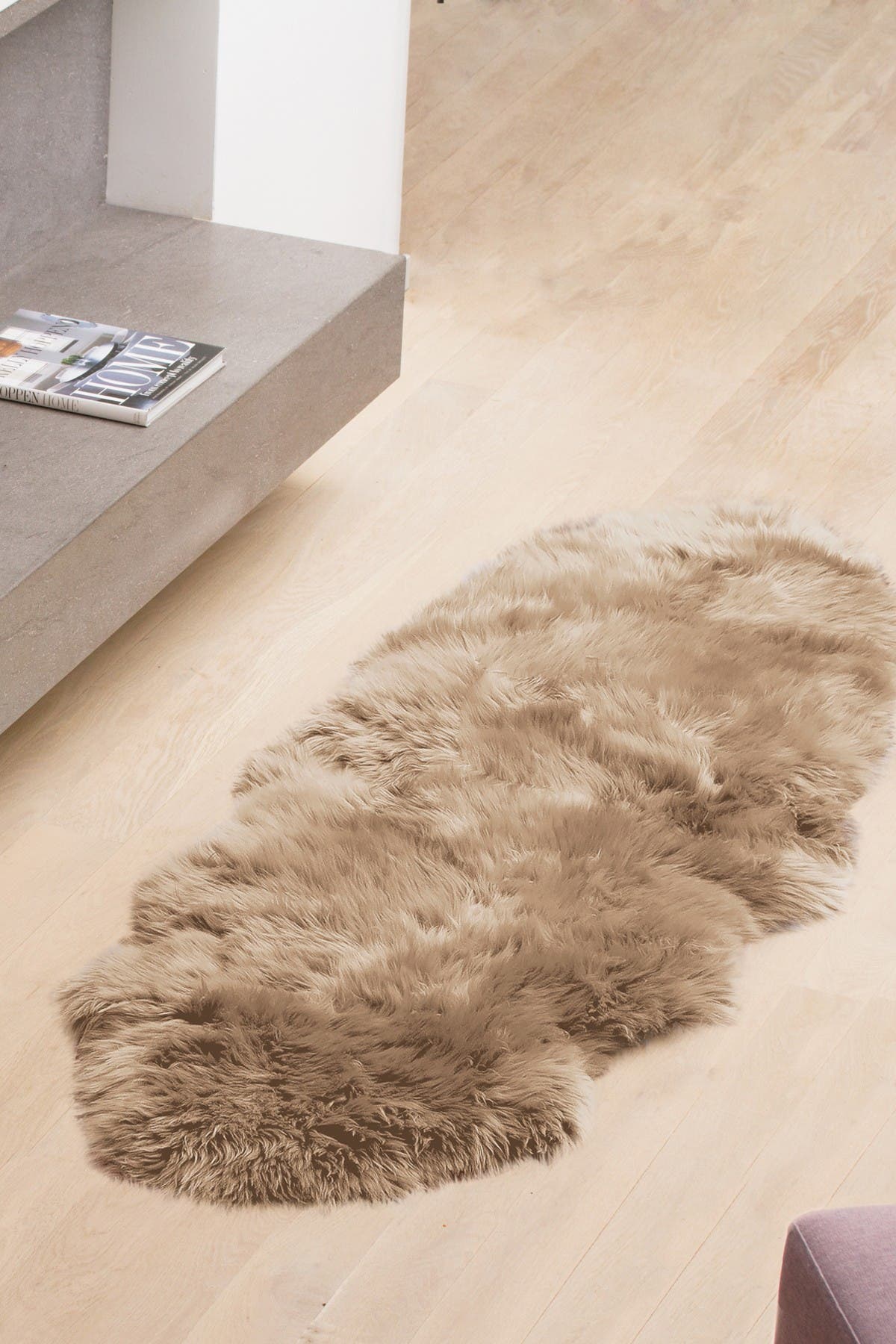 NATURAL New Zealand Genuine Sheepskin Throw