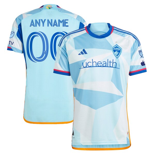 Colorado Rapids adidas 2024 New Day Kit Authentic Custom Jersey - Light Blue