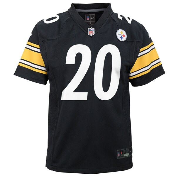 Kaleb Johnson Pittsburgh Steelers Nike Youth Team Game Jersey - Black