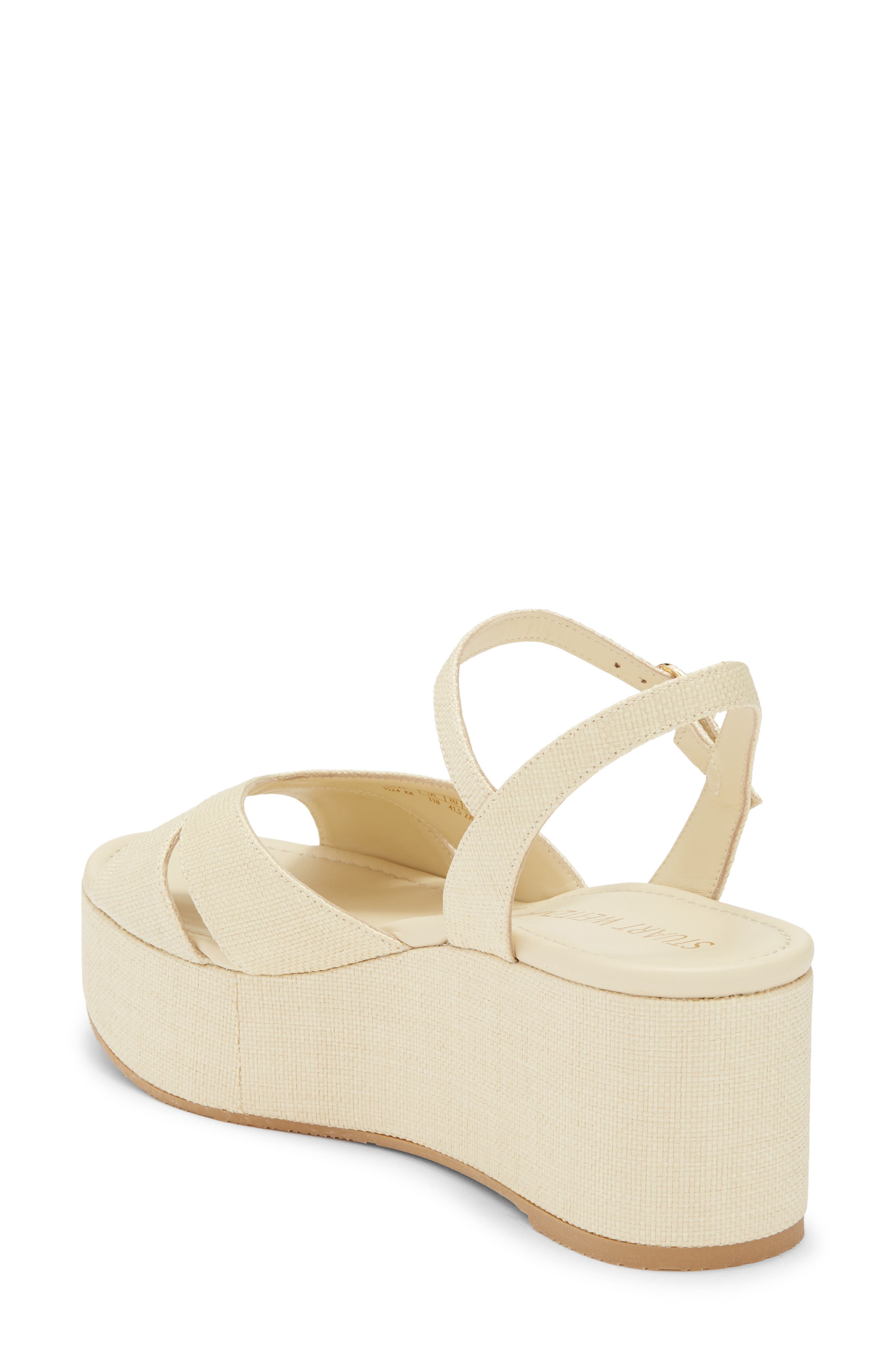 Stuart Weitzman Carmen Midi Wedge Sandal