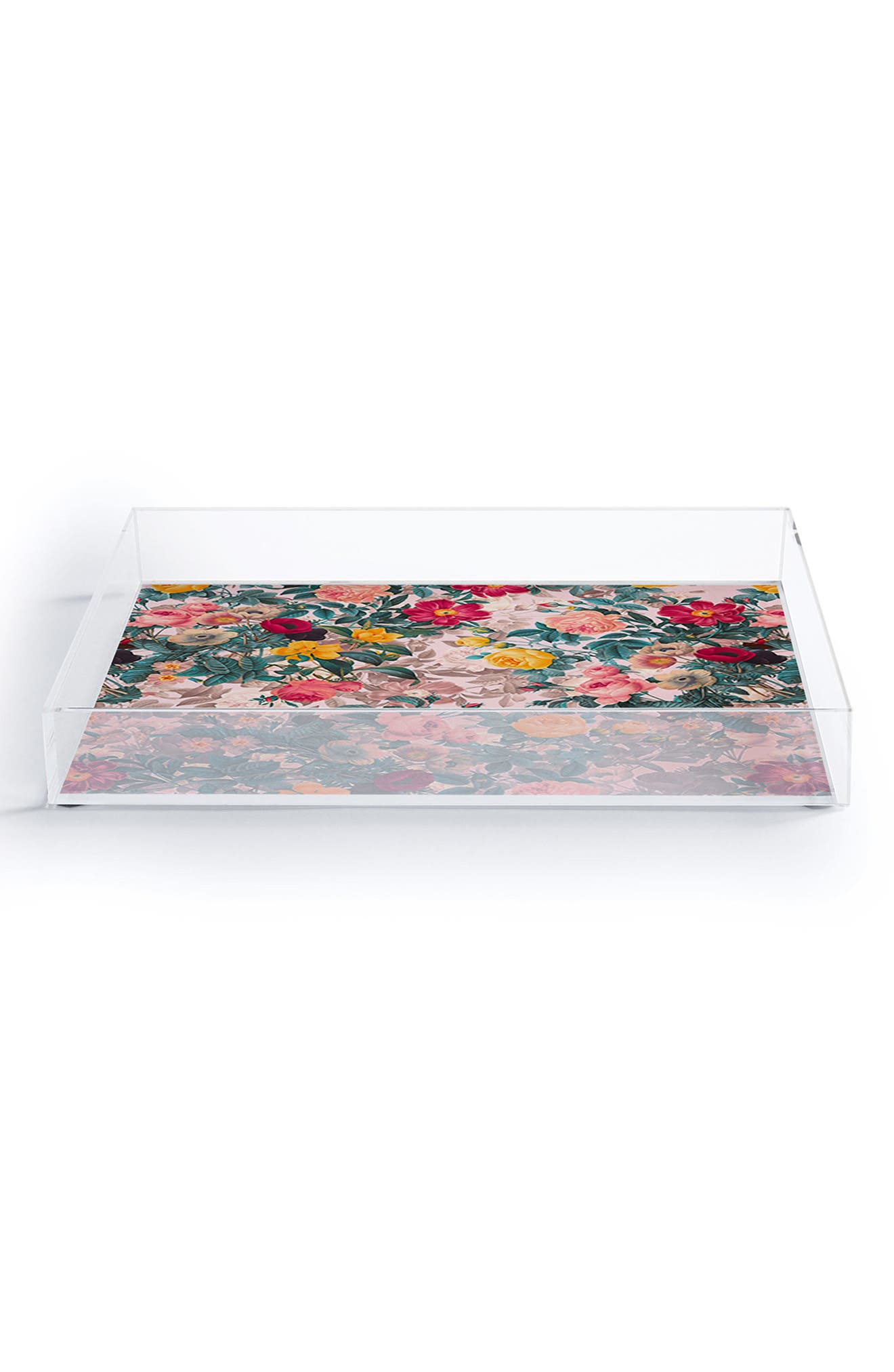 Deny Designs Burcu Korkmazyurek Summer Botanical Acrylic Tray