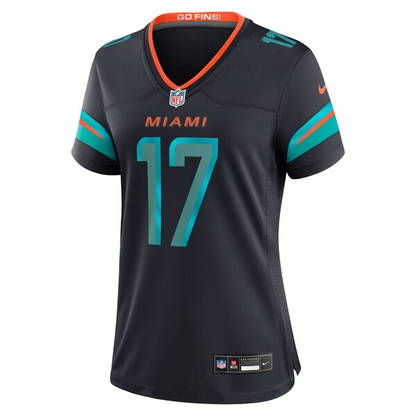 Jaylen Waddle Miami Dolphins Nike Women's 2025 Rivalries Collection Game Jersey - Pitch Blue
