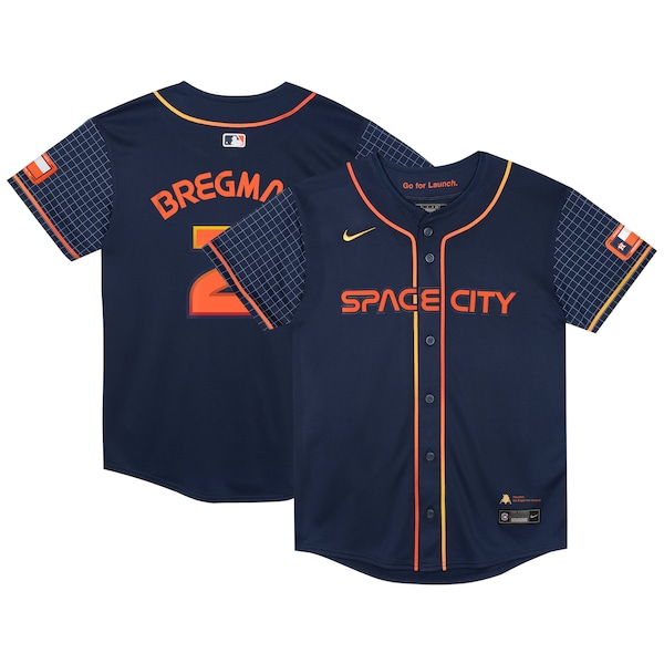 Alex Bregman Houston Astros Nike Preschool City Connect Limited Player Jersey - Navy