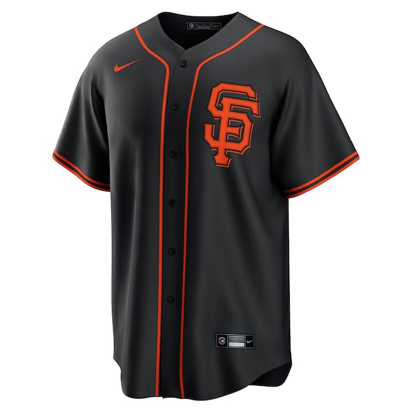 Willy Adames San Francisco Giants Nike Alternate Replica Baseball Jersey - Black