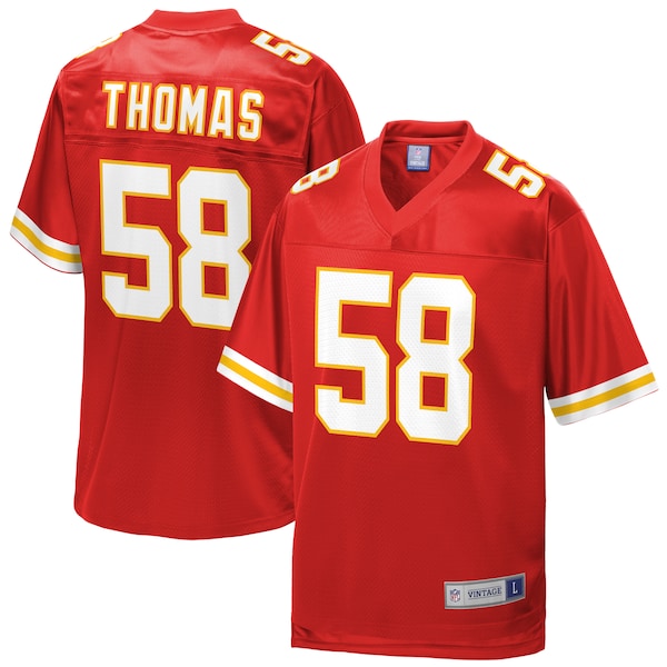 Derrick Thomas Kansas City Chiefs NFL Pro Line Retired Player Replica Jersey - Red