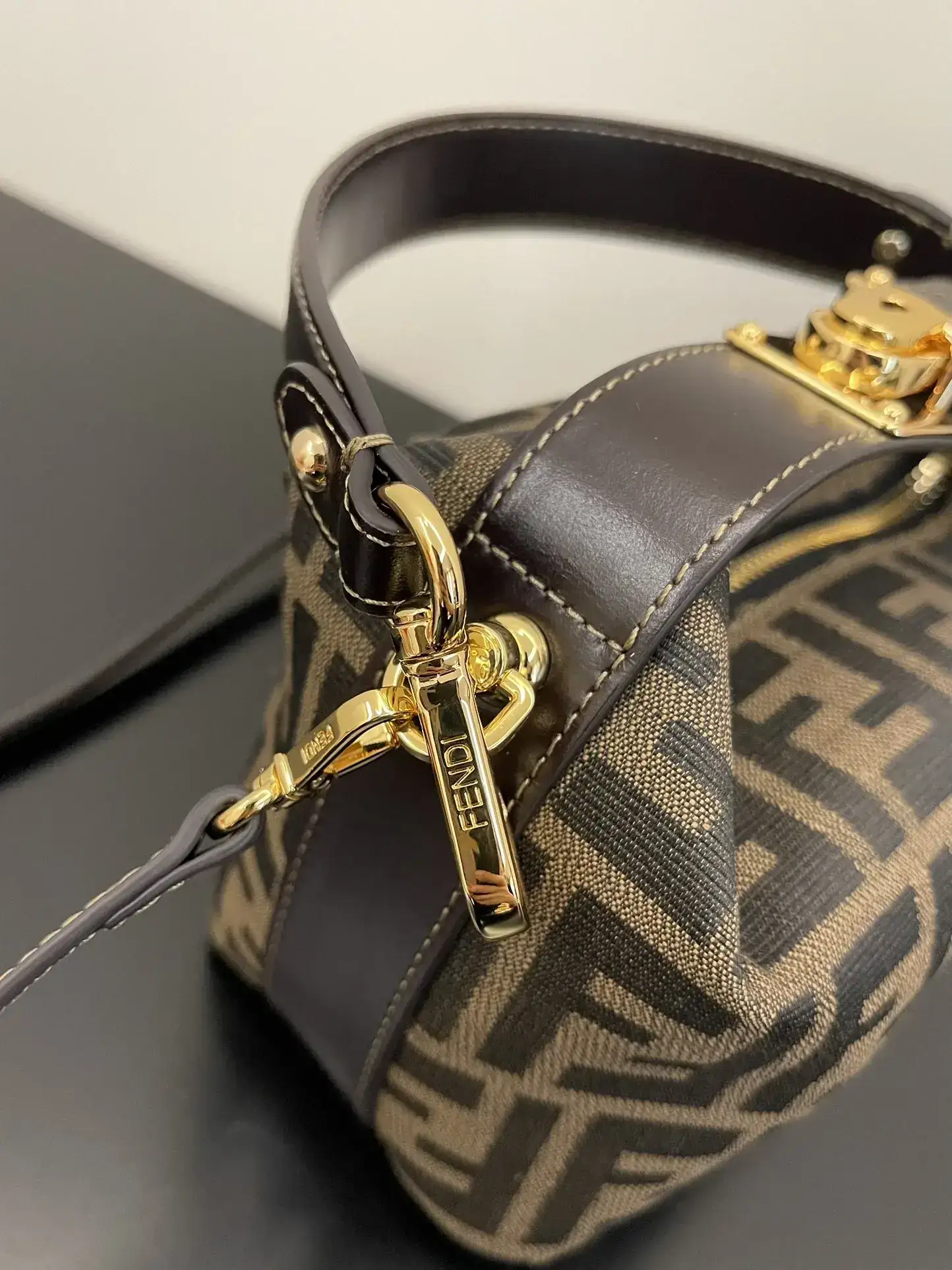 Fendi Monogram Canvas Top Handle Bag product photo from LabelPicks