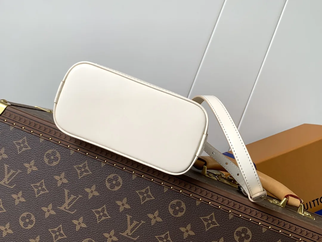 Louis Vuitton Alma Black Grained Leather Top Handle Bag product photo from LabelPicks