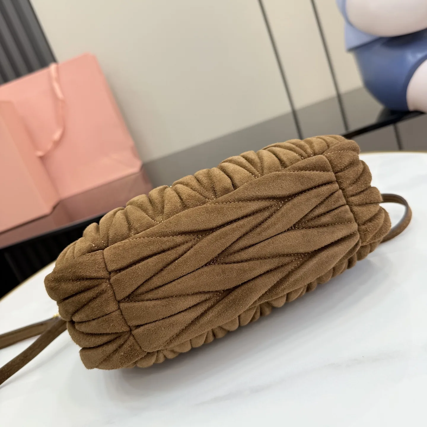 Miu Miu Lambskin Matelasse Hobo Bag product photo from LabelPicks