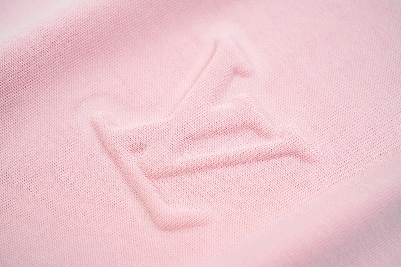 Louis Vuitton Pink Embossed Logo T-Shirt product photo from LabelPicks