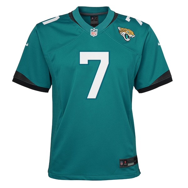 Brian Thomas Jr. Jacksonville Jaguars Nike Youth Team Game Jersey - Teal